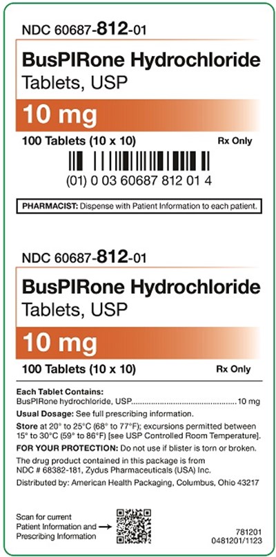 10 mg Buspirone HCl Tablets Carton (10 mg Buspirone HCl Tablets Carton)